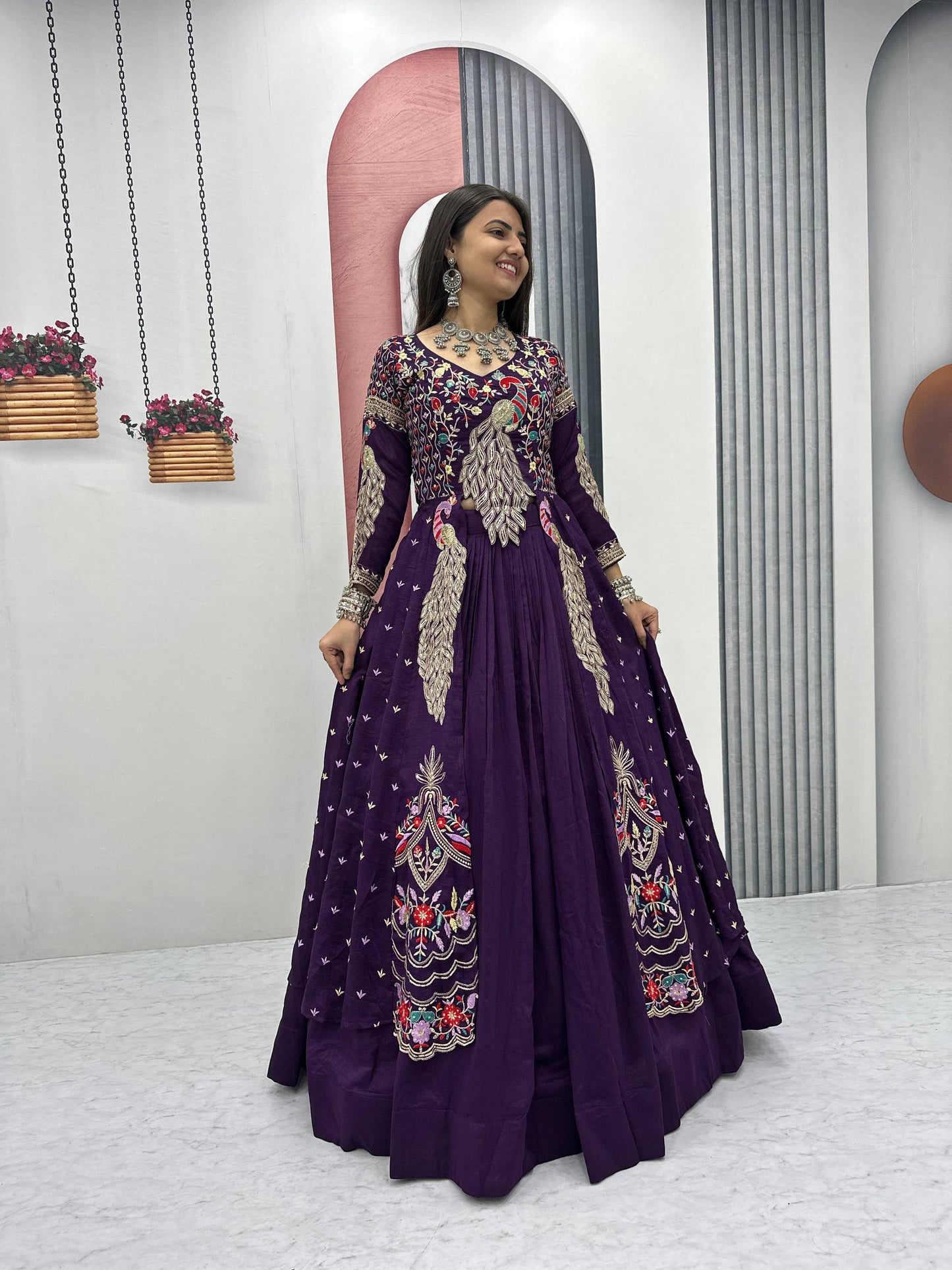 Royal Peacock Charm Lehenga Choli