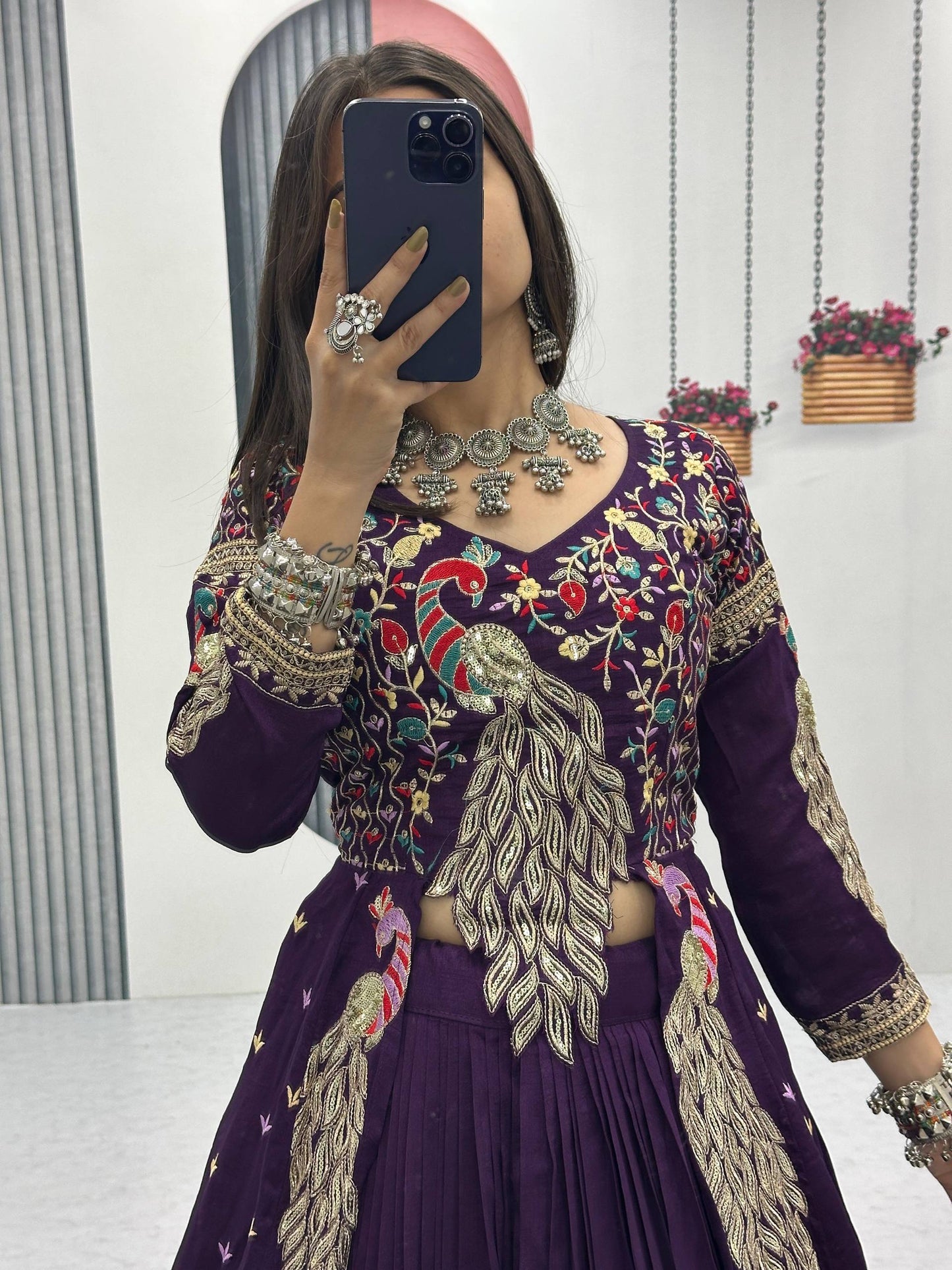 Royal Peacock Charm Lehenga Choli