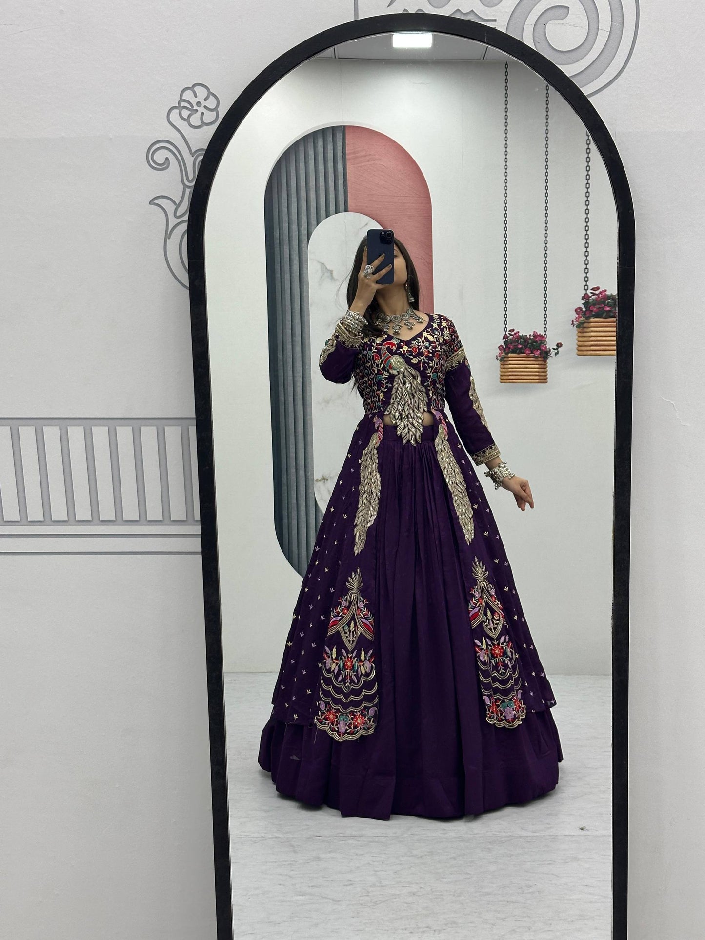 Royal Peacock Charm Lehenga Choli