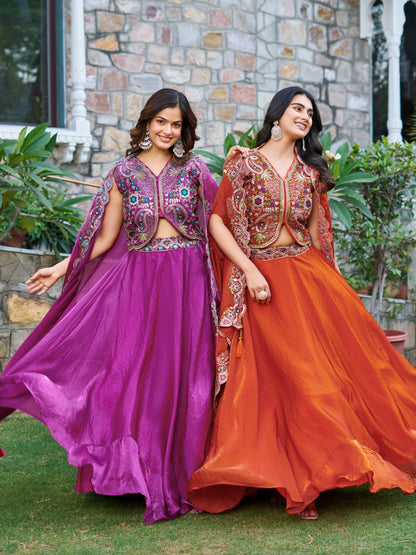 Reeva’s Ethereal Grace Ivory Sparkle Lehenga with Sequin Work