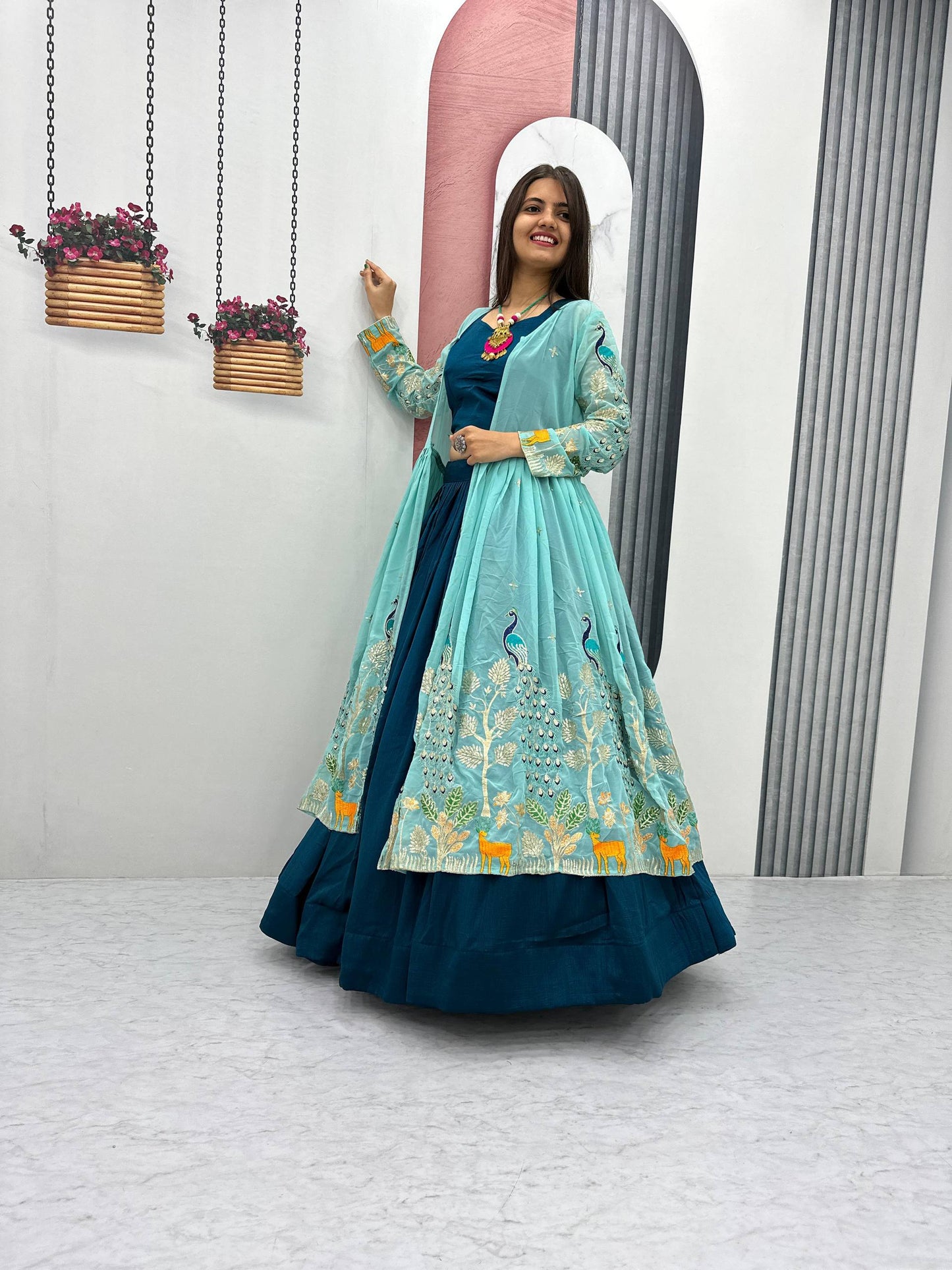 Aarvika Peacock Majesty Lehenga Choli