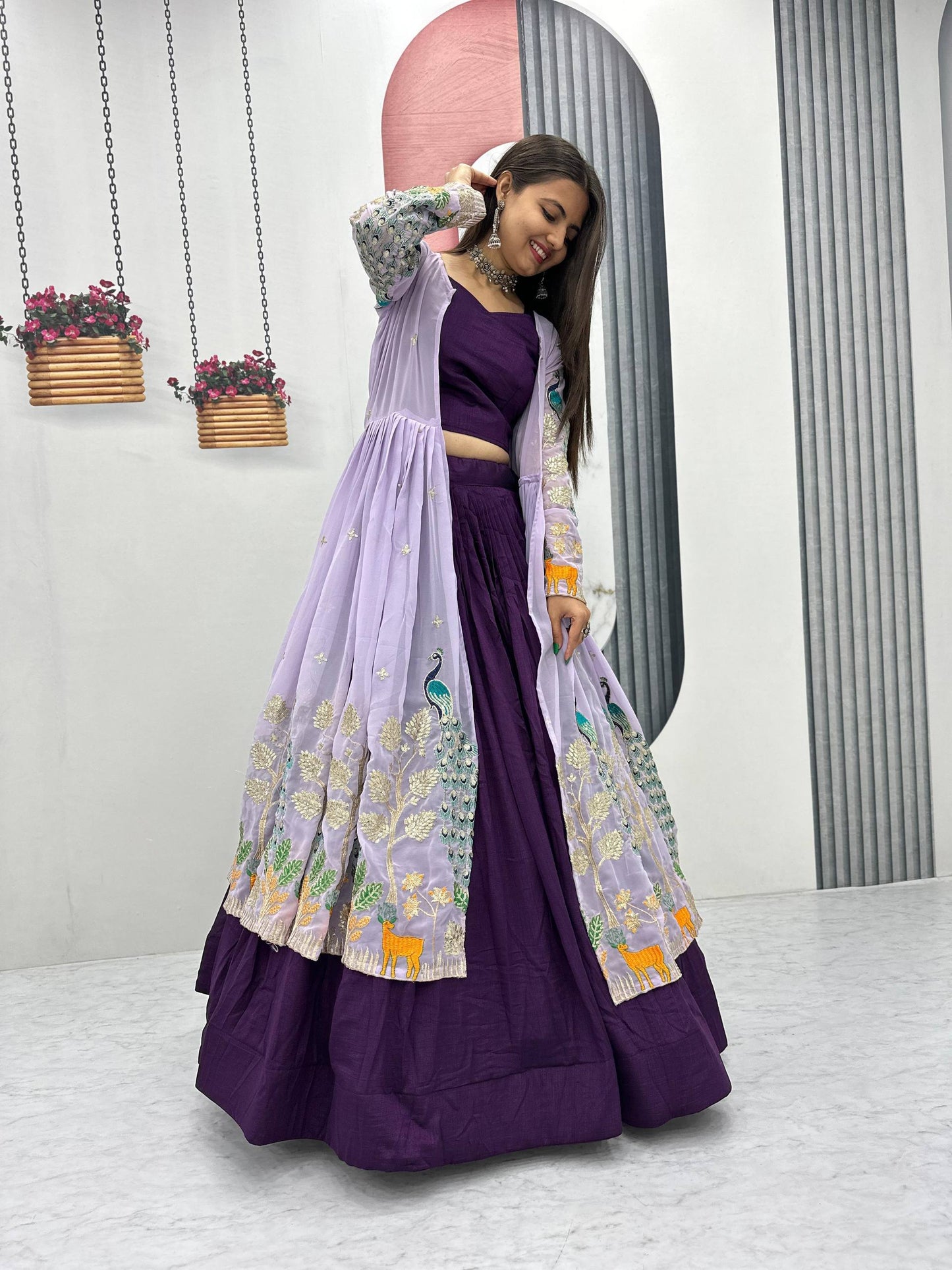 Aarvika Peacock Majesty Lehenga Choli