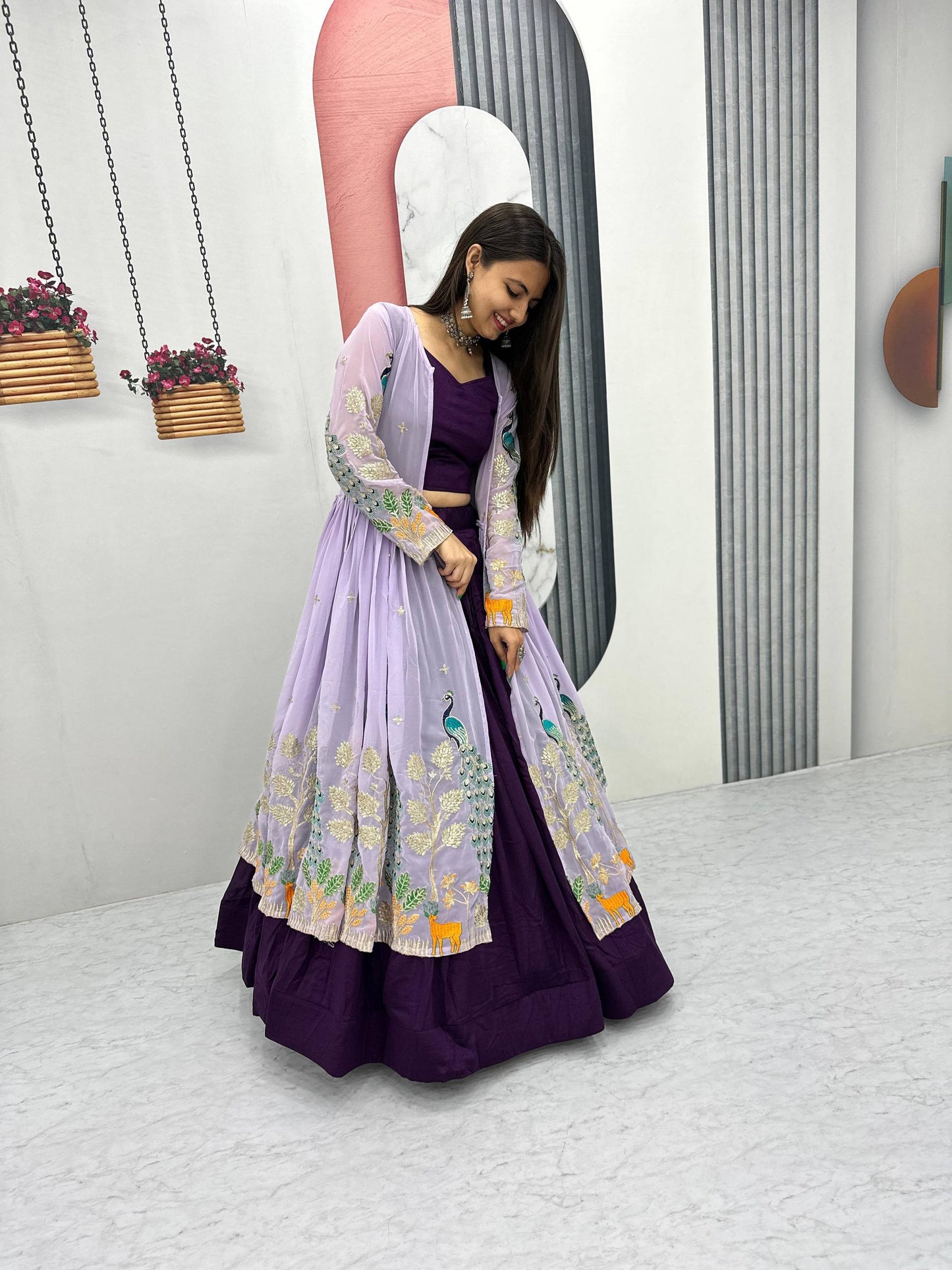 Aarvika Peacock Majesty Lehenga Choli