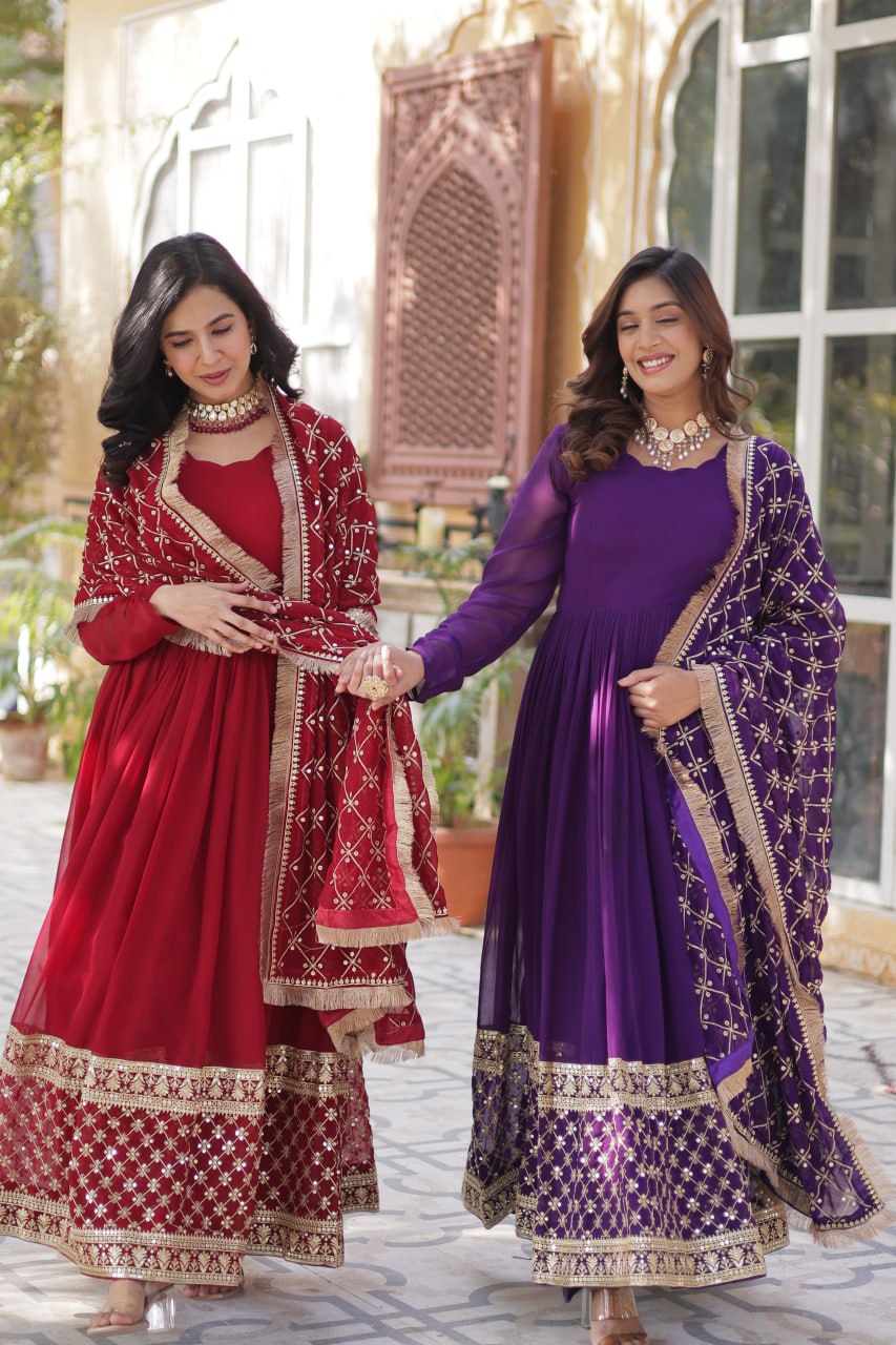 Royal Charm And Timeless Beauty Outfits Gown