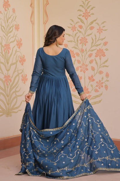 Aaradhya’s Royal Radiance Anarkali Gown