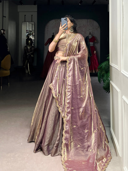 Rang-e-Mehal – A Royal Symphony of Silk Lehenga Choli