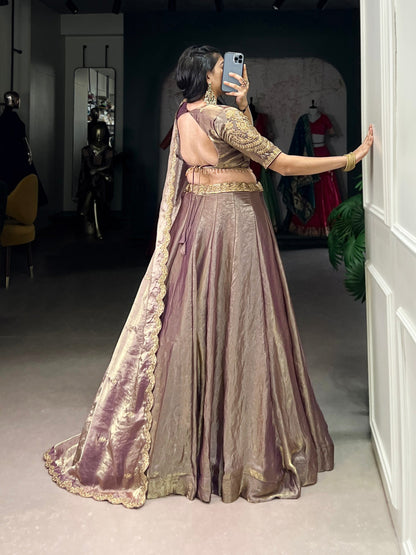 Rang-e-Mehal – A Royal Symphony of Silk Lehenga Choli