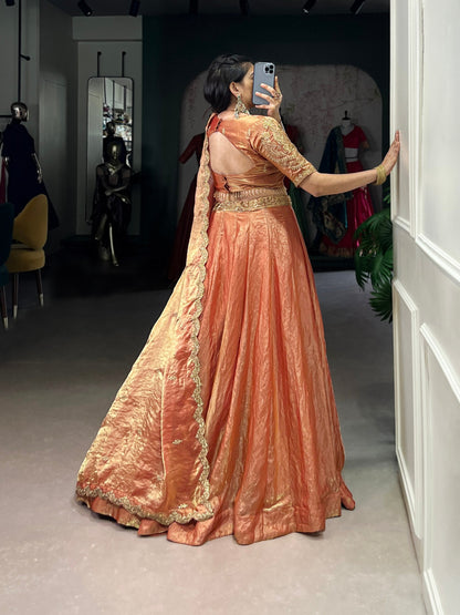 Rang-e-Mehal – A Royal Symphony of Silk Lehenga Choli