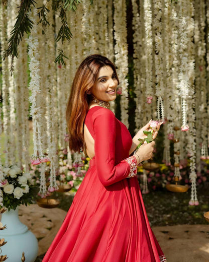 Inaaya Festive Bloom Designer Anarkali Suit