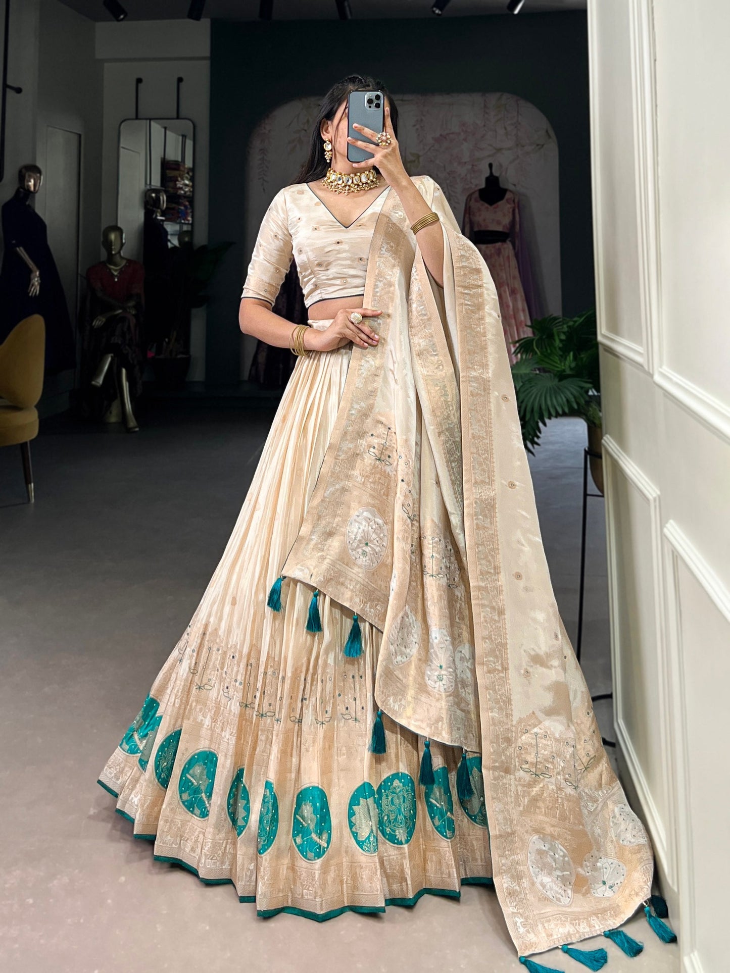 Vanilla Breeze Heritage-Inspired Lehenga Choli Collection