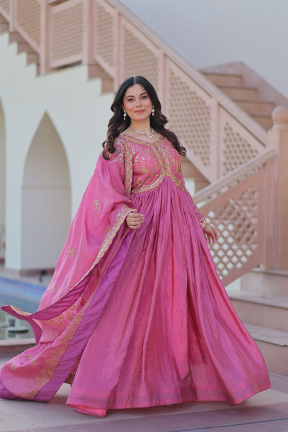 Sitara Embroidered Dreams in Regal Anarkali Set