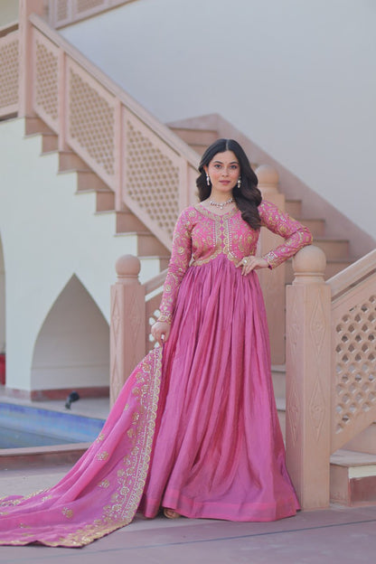 Sitara Embroidered Dreams in Regal Anarkali Set