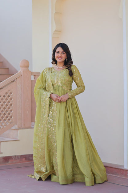 Sitara Embroidered Dreams in Regal Anarkali Set