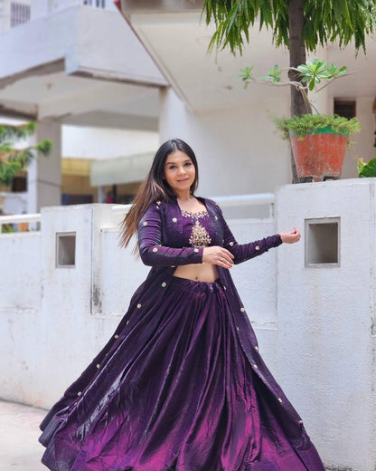Kohinoor Royale Modern Shrug Lehenga Set