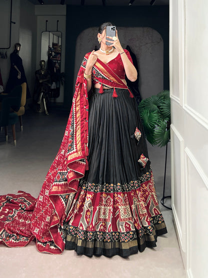 Ruhi Twirling In Tradition Shining In Silk Lehenga Choli