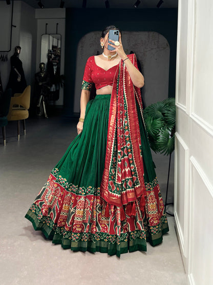 Ruhi Twirling In Tradition Shining In Silk Lehenga Choli