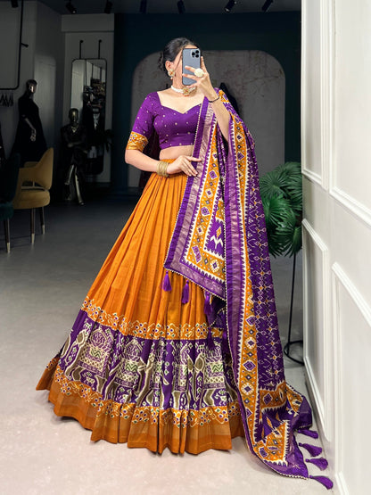 Ruhi Twirling In Tradition Shining In Silk Lehenga Choli