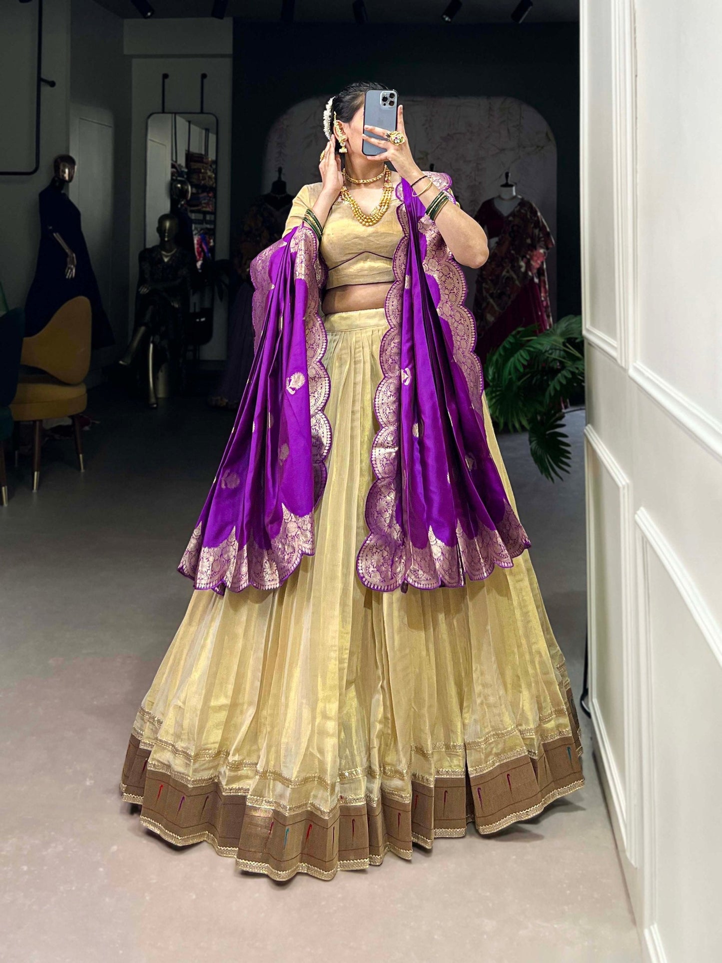 Varnika Zari Splendor Royal Looks Lehenga Choli