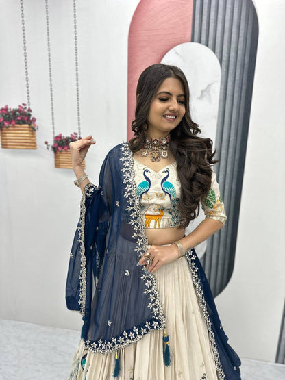 Flares of Grace A Celebration of Beauty in Lehenga Choli Ensembles